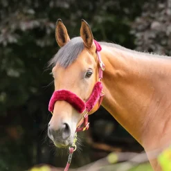 Shires Equestrian ARMA Faux Fur Headcollar & Lead Rope