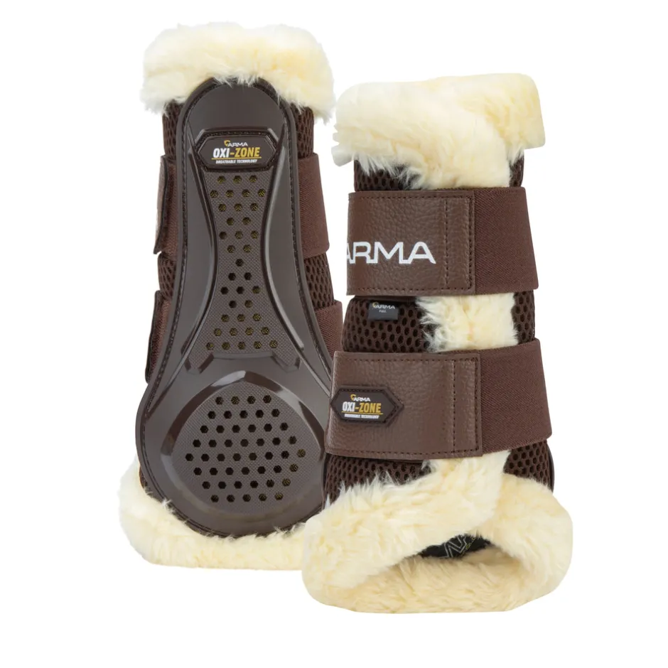 Shires Equestrian ARMA OXI-ZONE SupaFleece Brushing Boots