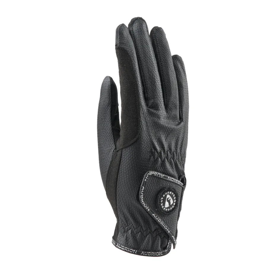 Women Shires Equestrian Aubrion Aachen FlexFit Riding Gloves - Childs