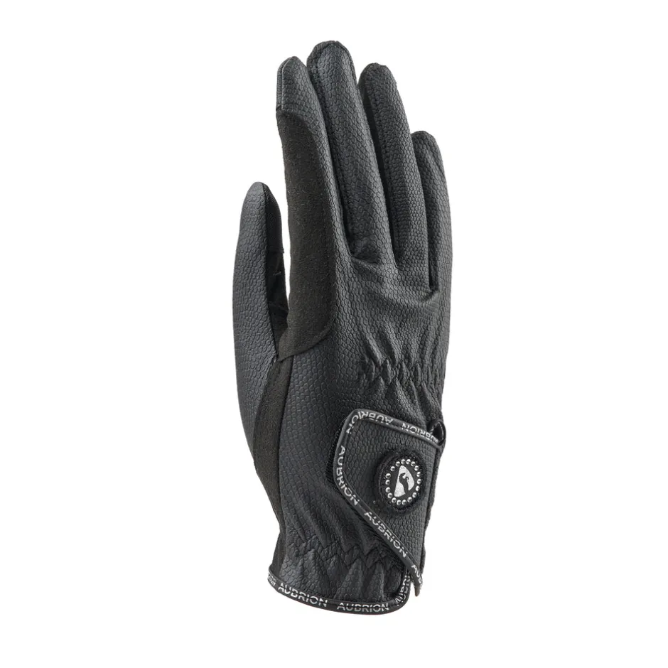 Women Shires Equestrian Aubrion Aachen FlexFit Riding Gloves - Childs