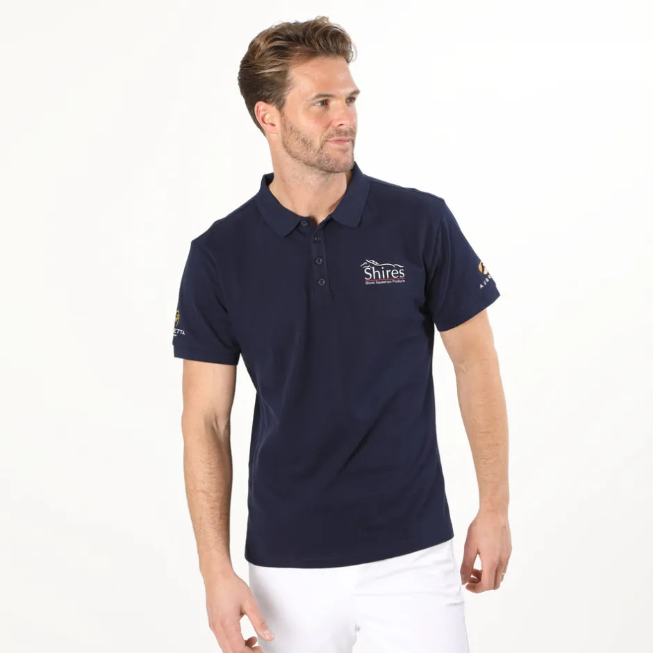 Shires Equestrian Aubrion Branded Polo Shirt - Gents