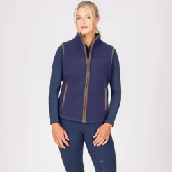 Women Shires Equestrian Aubrion Core Fleece Gilet