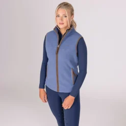 Women Shires Equestrian Aubrion Core Fleece Gilet