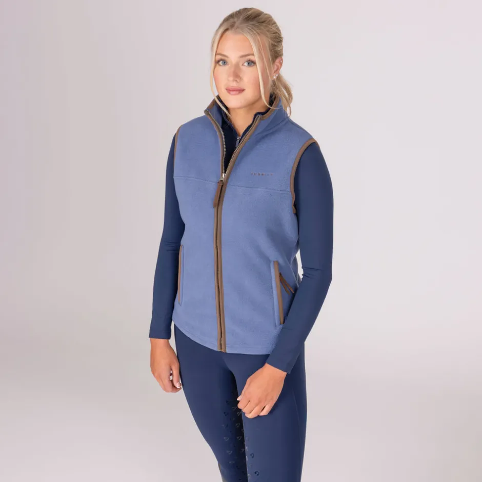 Women Shires Equestrian Aubrion Core Fleece Gilet