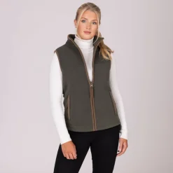 Women Shires Equestrian Aubrion Core Fleece Gilet