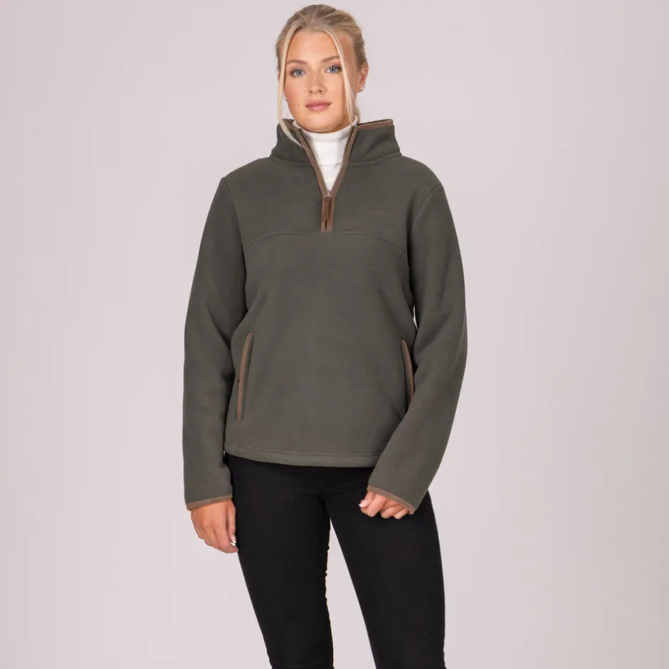 Women Shires Equestrian Aubrion Core Half Zip Fleece
