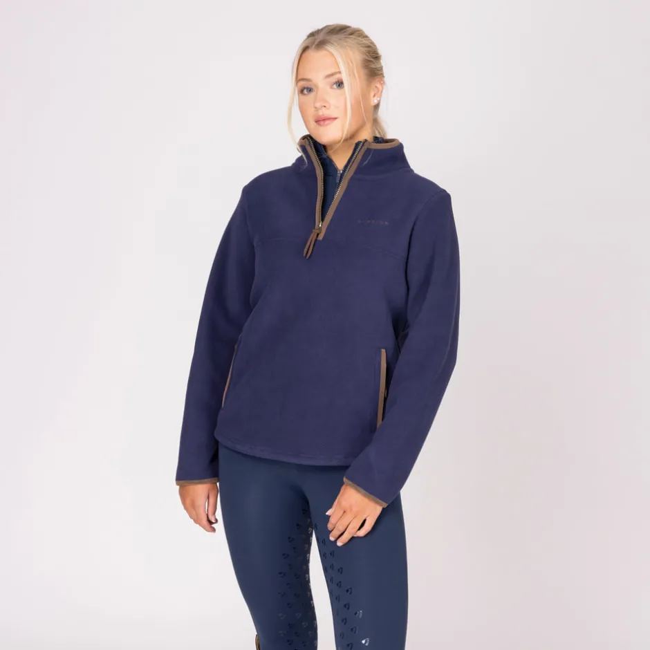Women Shires Equestrian Aubrion Core Half Zip Fleece