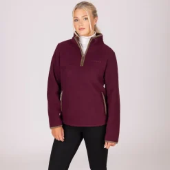 Women Shires Equestrian Aubrion Core Half Zip Fleece