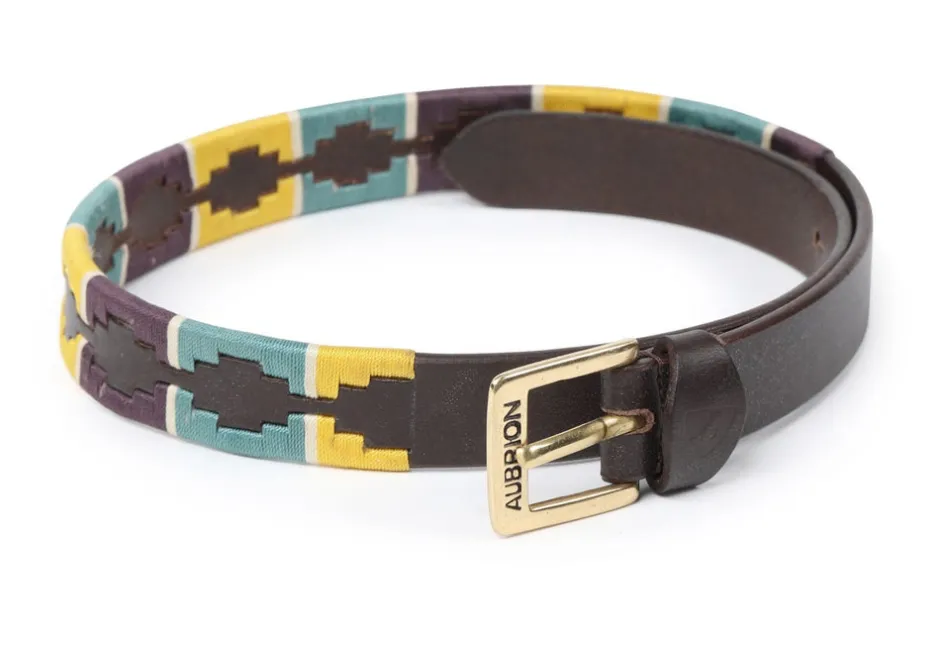 Women Shires Equestrian Aubrion Drover Skinny Polo Belt