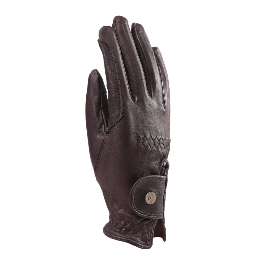 Women Shires Equestrian Aubrion Estade Riding Gloves - Childs
