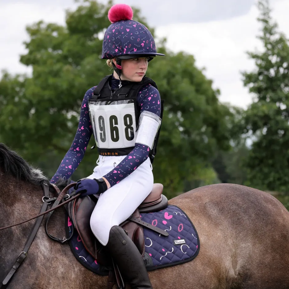 Shires Equestrian Aubrion Hyde Park Hat Cover - Young Rider