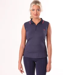 Women Shires Equestrian Aubrion Poise Sleeveless Tech Polo