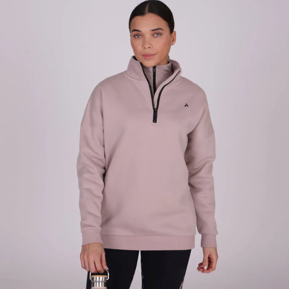 Women Shires Equestrian Aubrion React Half Zip Sweatshirt