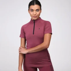 Women Shires Equestrian Aubrion React Short Sleeve Base Layer