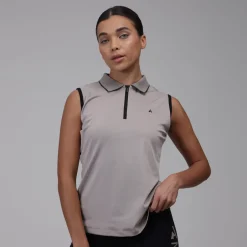 Women Shires Equestrian Aubrion React Sleeveless Tech Polo