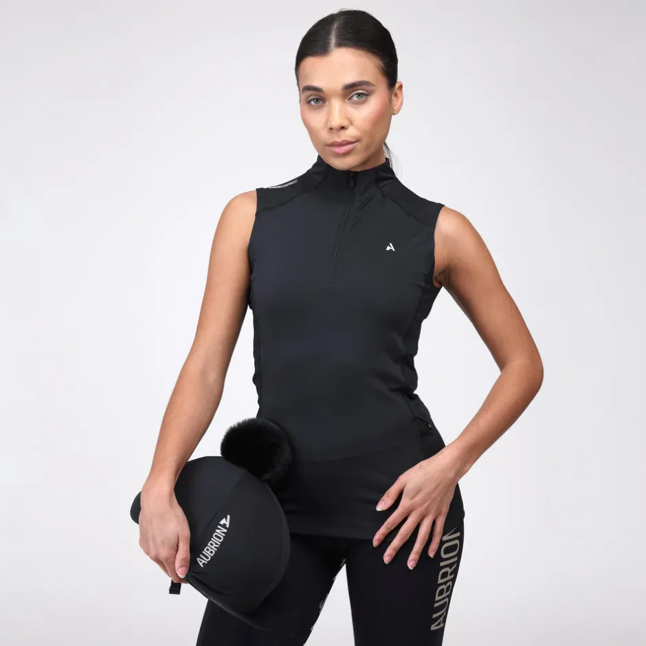 Women Shires Equestrian Aubrion React Sleeveless Base Layer