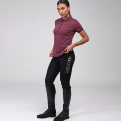 Women Shires Equestrian Aubrion React Tech Polo