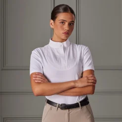 Women Shires Equestrian Aubrion Short Sleeve Stock Shirt