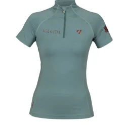Women Shires Equestrian Aubrion Team Short Sleeve Base Layer