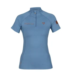 Women Shires Equestrian Aubrion Team Short Sleeve Base Layer