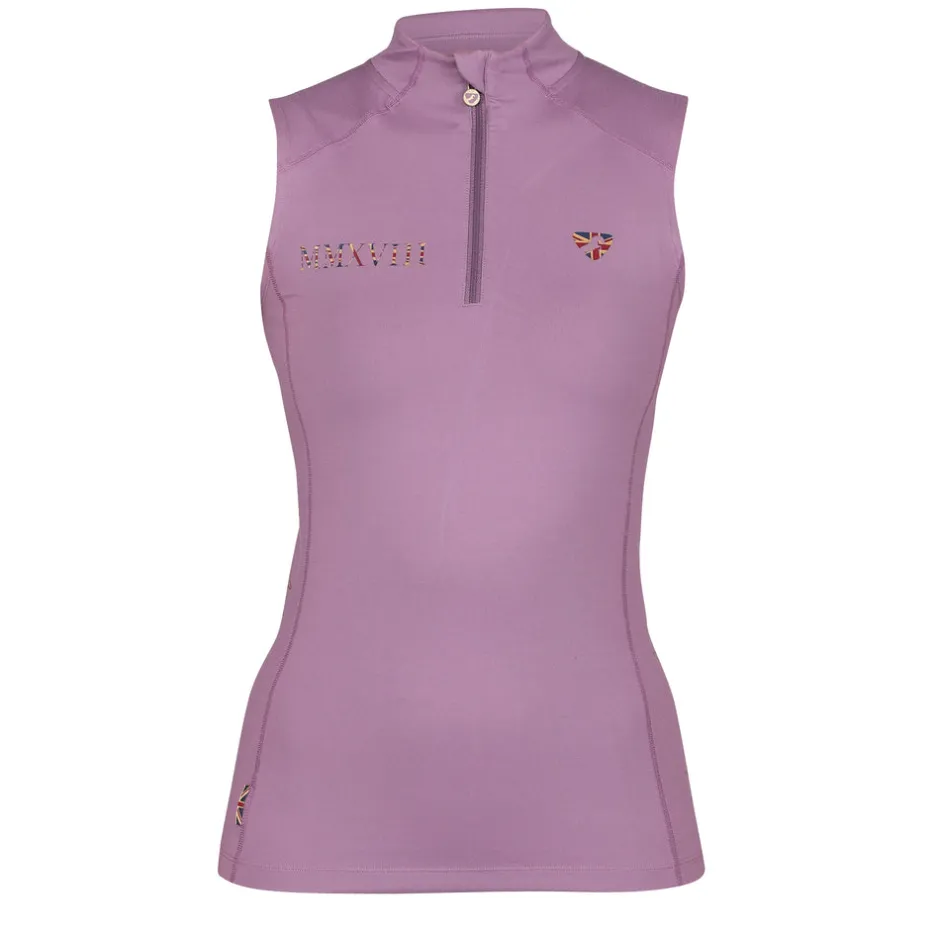 Women Shires Equestrian Aubrion Team Sleeveless Base Layer