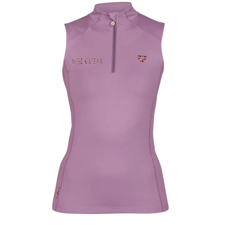 Women Shires Equestrian Aubrion Team Sleeveless Base Layer