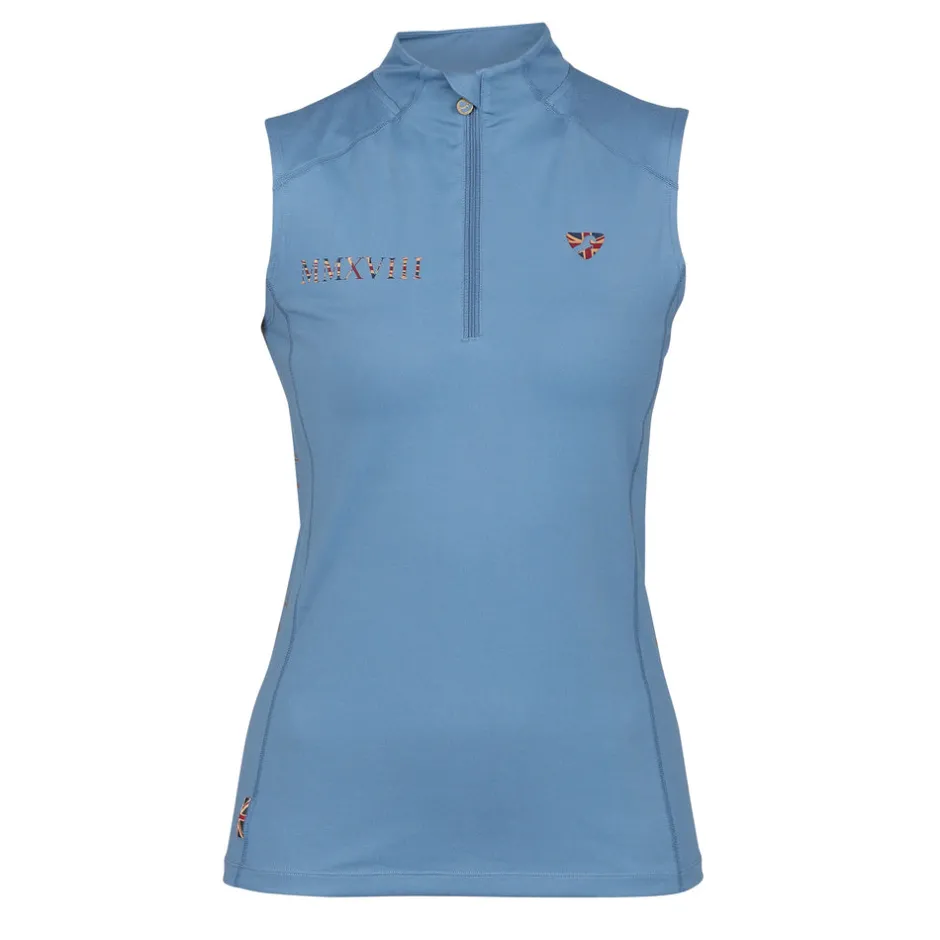 Women Shires Equestrian Aubrion Team Sleeveless Base Layer