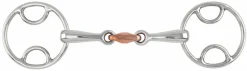 Shires Equestrian Bevel Bit With Copper Lozenge
