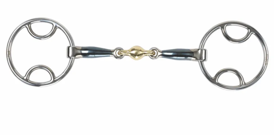Shires Equestrian Blue Sweet Iron Bevel with Lozenge