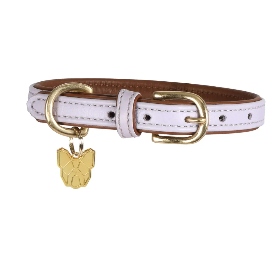 Shires Equestrian Digby & Fox Padded Leather Dog Collar