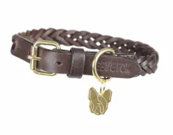 Shires Equestrian Digby & Fox Plaited Dog Collar