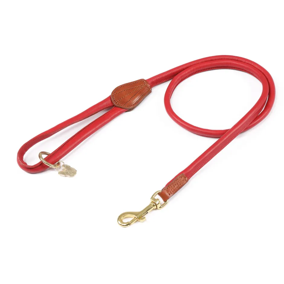 Shires Equestrian Digby & Fox Rolled Leather Dog Lead