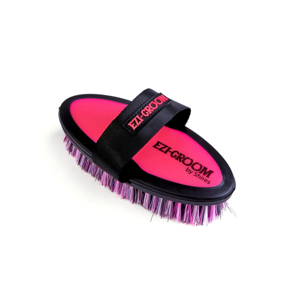 Shires Equestrian EZI-GROOM Grip Body Brush