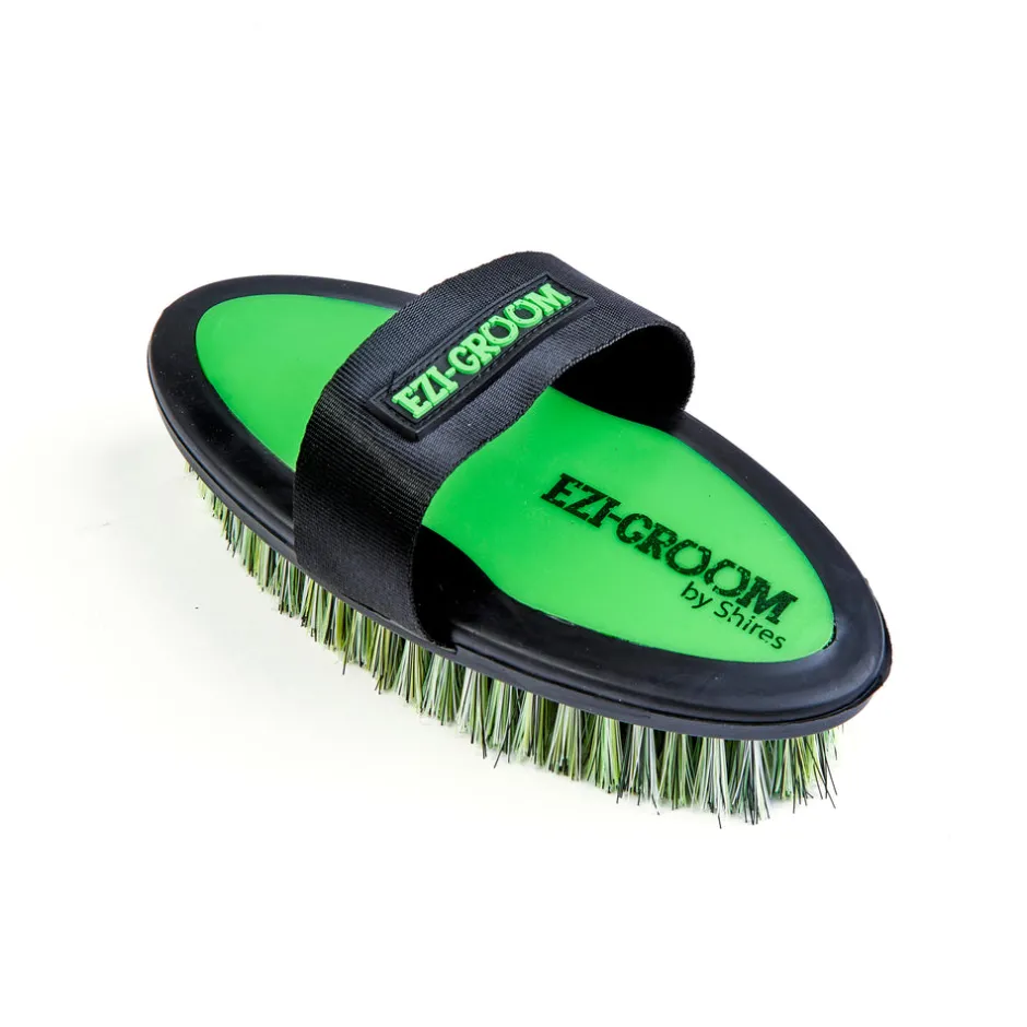 Shires Equestrian EZI-GROOM Grip Body Brush