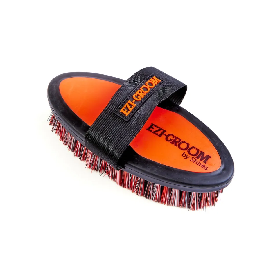 Shires Equestrian EZI-GROOM Grip Body Brush