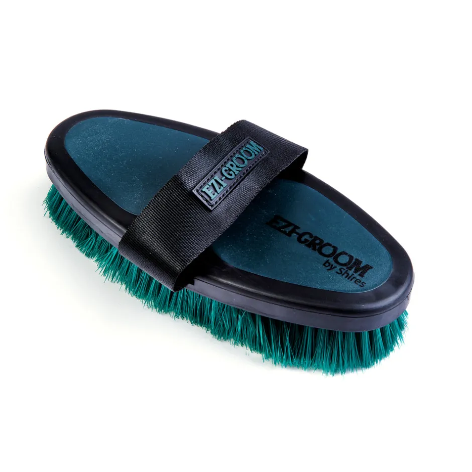 Shires Equestrian EZI-GROOM Grip Body Brush