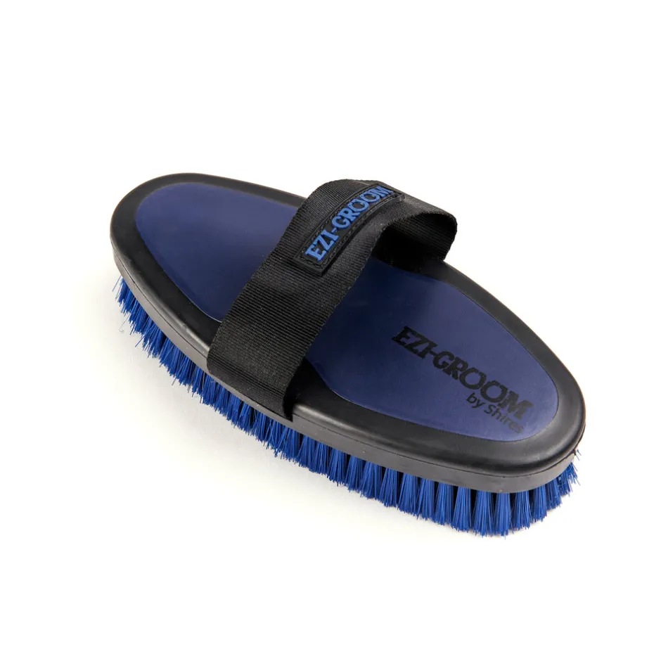 Shires Equestrian EZI-GROOM Grip Body Brush