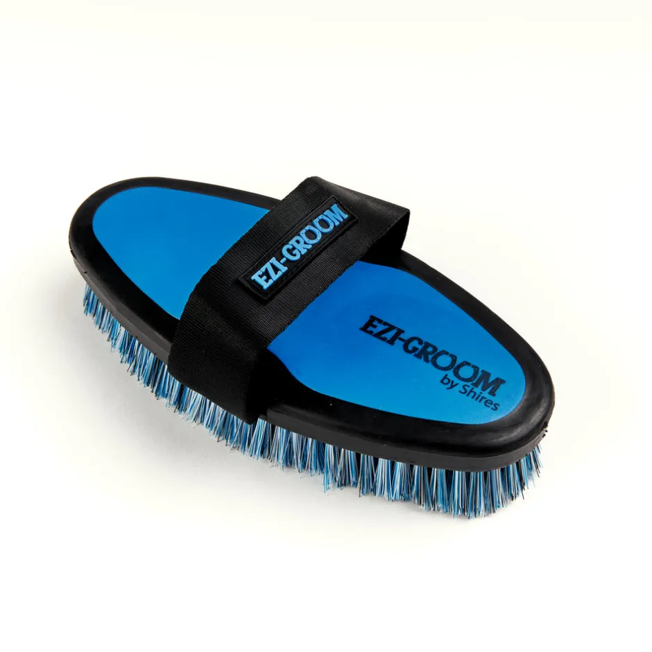 Shires Equestrian EZI-GROOM Grip Body Brush
