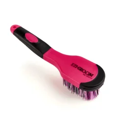 Shires Equestrian EZI-GROOM Grip Bucket Brush