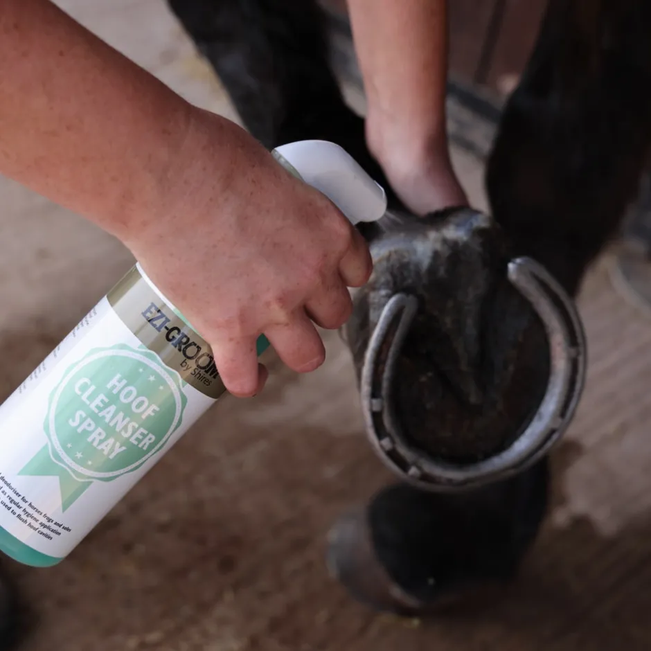 Shires Equestrian EZI-GROOM Hoof Cleanser Spray