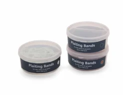 Shires Equestrian EZI-GROOM Plaiting Bands - Tub
