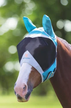 Shires Equestrian FlyGuard Pro Fine Mesh Fly Mask with Ears
