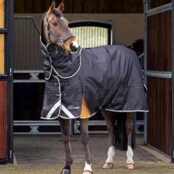 Shires Equestrian Highlander Plus 200 Turnout Rug & Neck Set