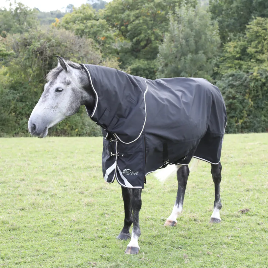 Shires Equestrian Highlander Plus 200 Turnout Rug Neck Cover