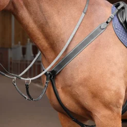 Shires Equestrian Lusso Three Point Elastic Breastplate