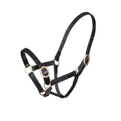 Shires Equestrian Velociti GARA Adjustable Leather Headcollar