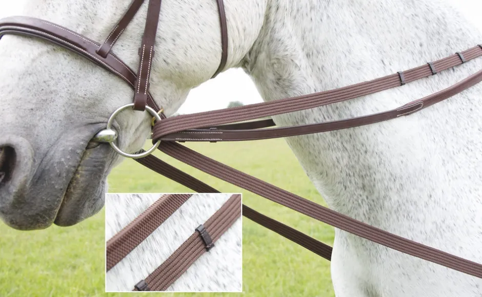 Shires Equestrian Velociti GARA Cotton Web Draw/Running Reins