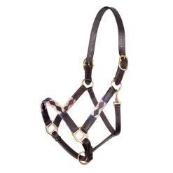 Shires Equestrian Velociti GARA Leather Polo Headcollar