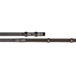 Shires Equestrian Velociti Lusso Continental Rubber Grip Reins