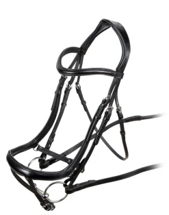 Shires Equestrian Velociti RAPIDA Ergonomic Curved Flash Bridle